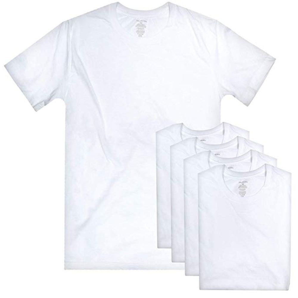 Van Heusen Men's Crew Tagless Undershirts 6 Pack